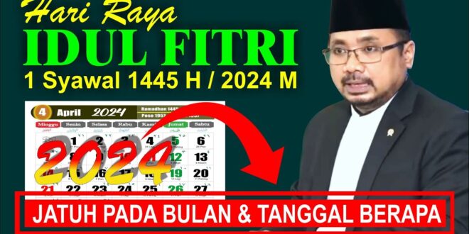 Lebaran Idul Fitri 2025 Jatuh Tanggal Berapa