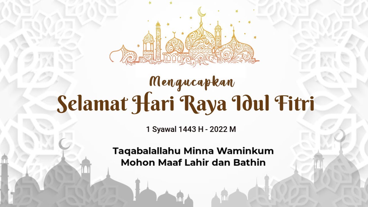 Animasi Bergerak Idul Fitri 2025