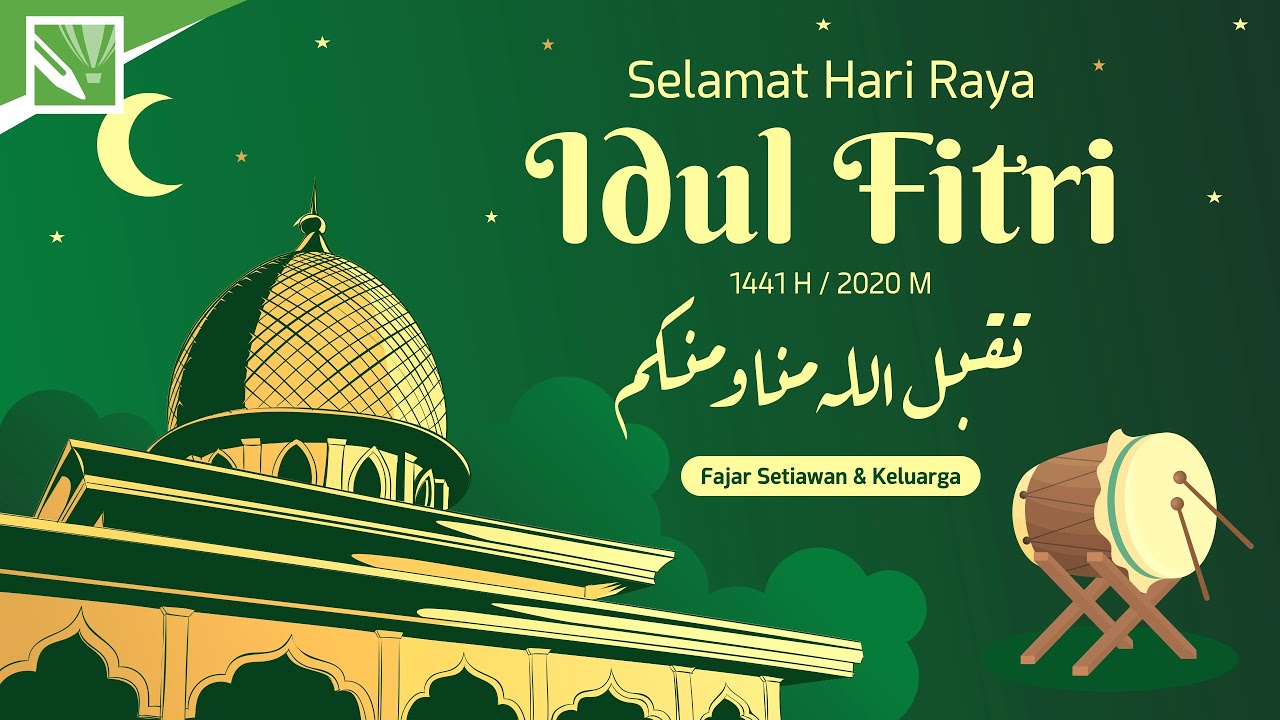 Kreasi Kartu Ucapan Idul Fitri 2025