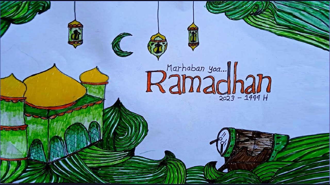 Poster Ramadhan  2025 Anak Sd