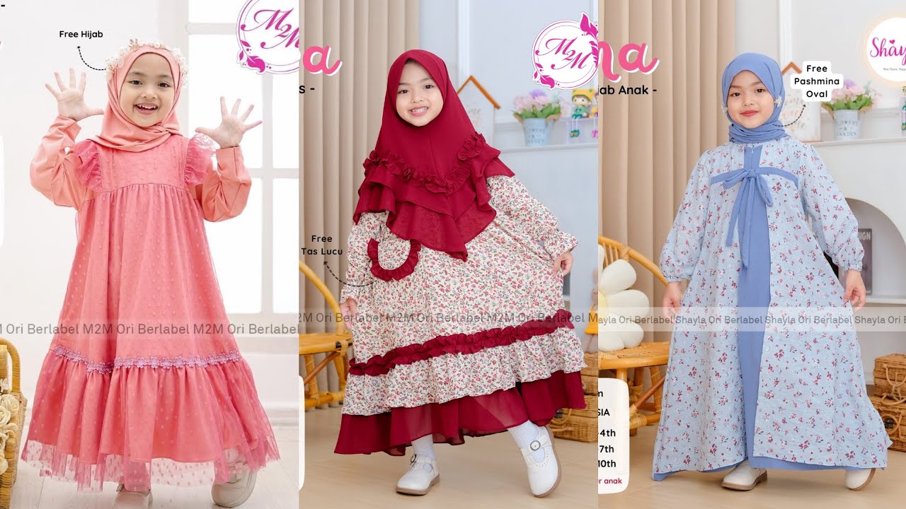 Model Baju Lebaran Anak Perempuan  2025