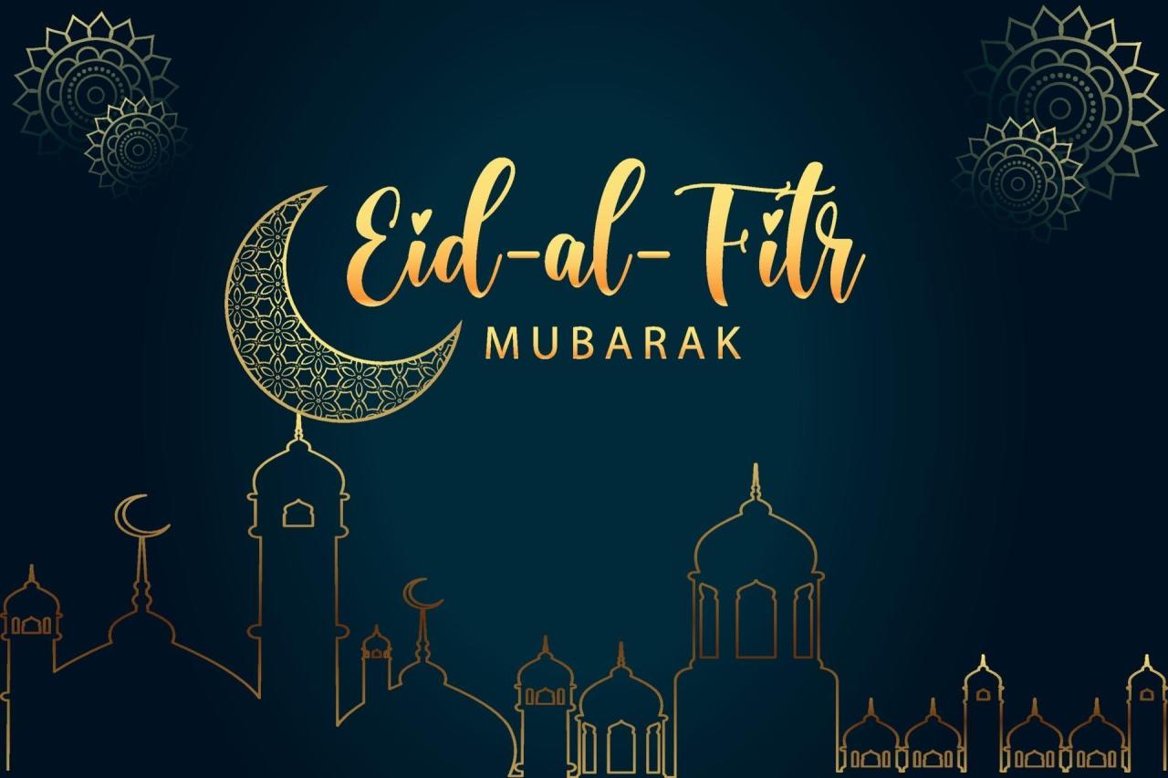 Eid fitr farewell muslims ramadan