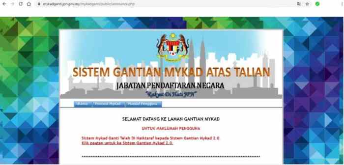Bantuan Mykad 2025 Registration Online