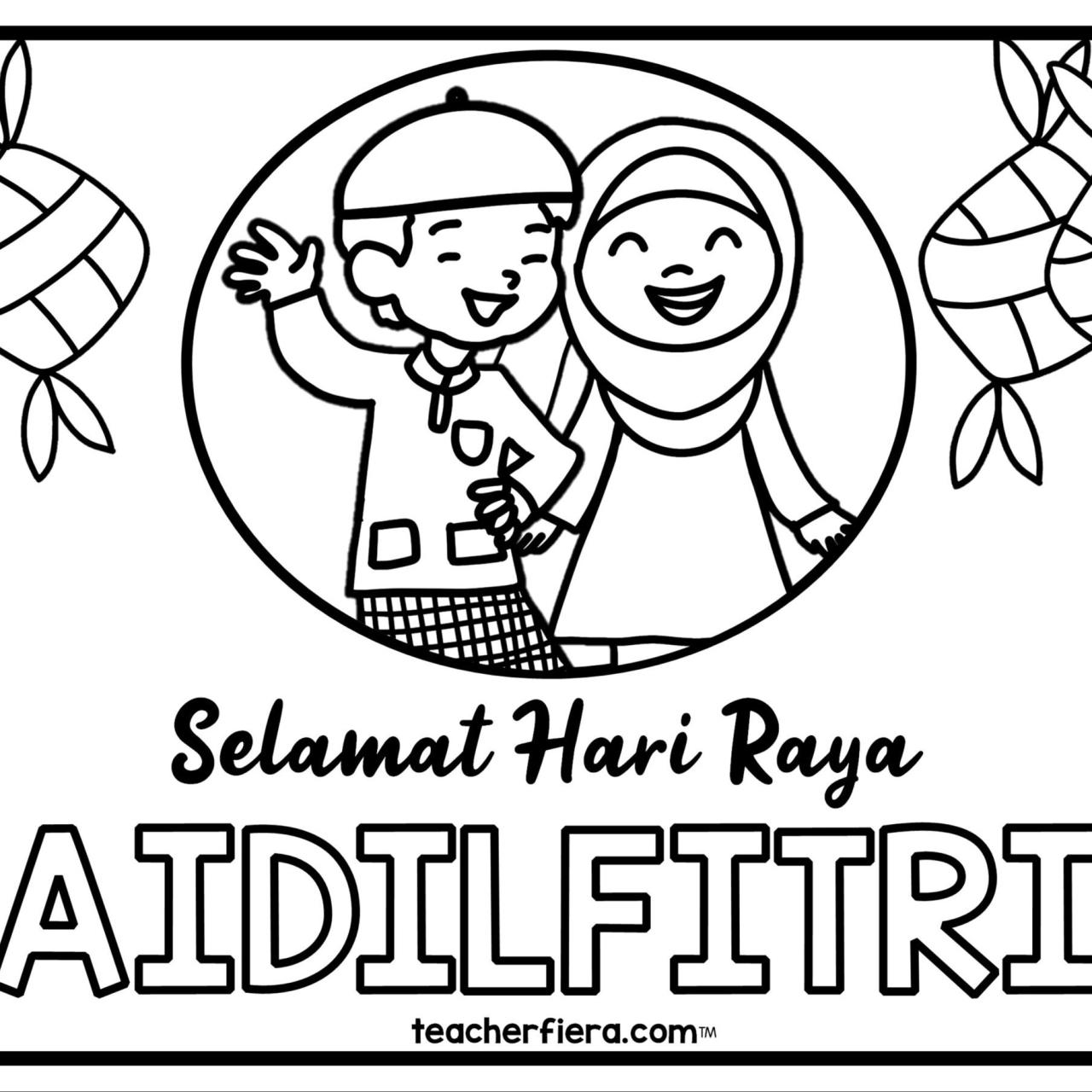 Ucapan Idul Fitri 2025 Hitam Putih