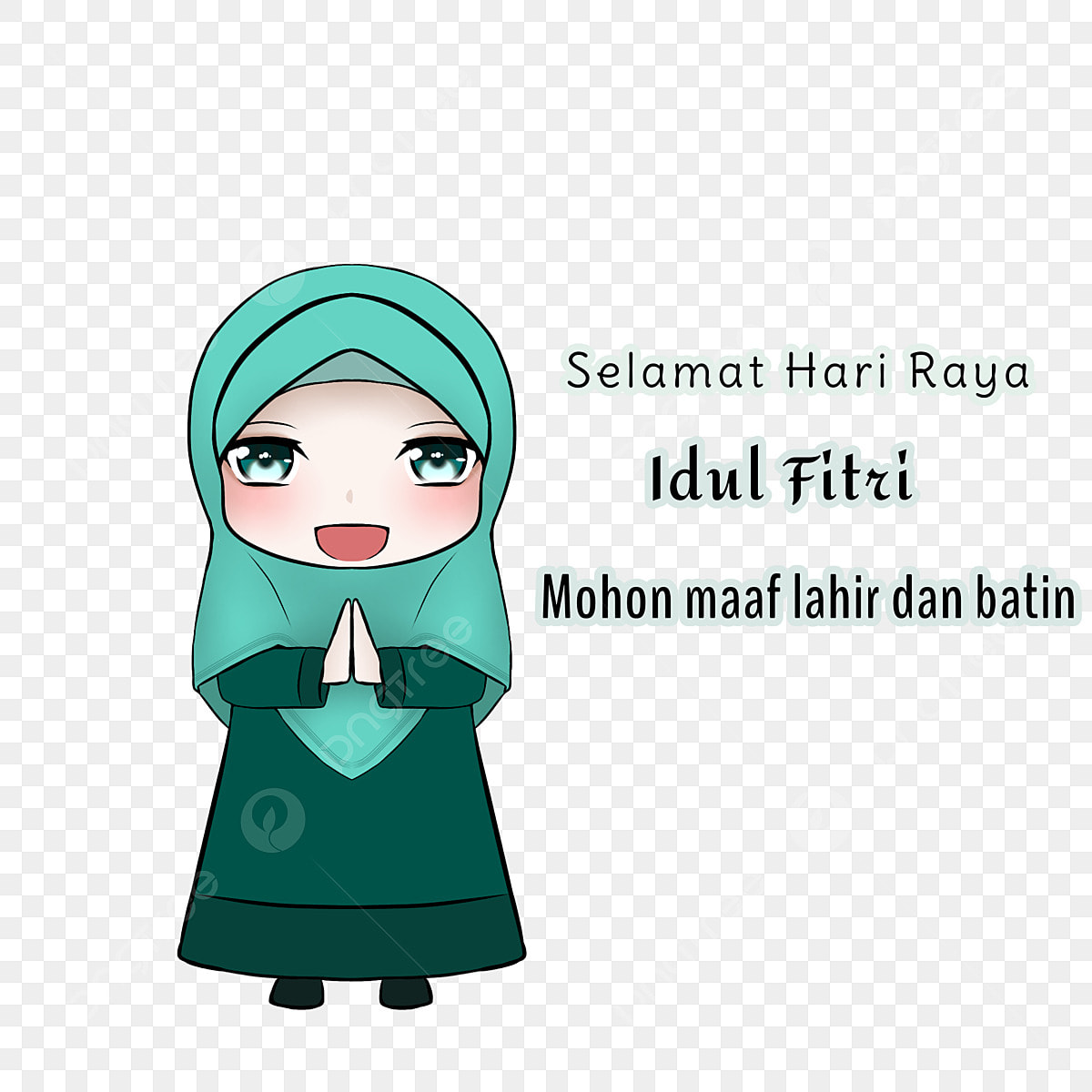 Idul Fitri 2025 Kartun