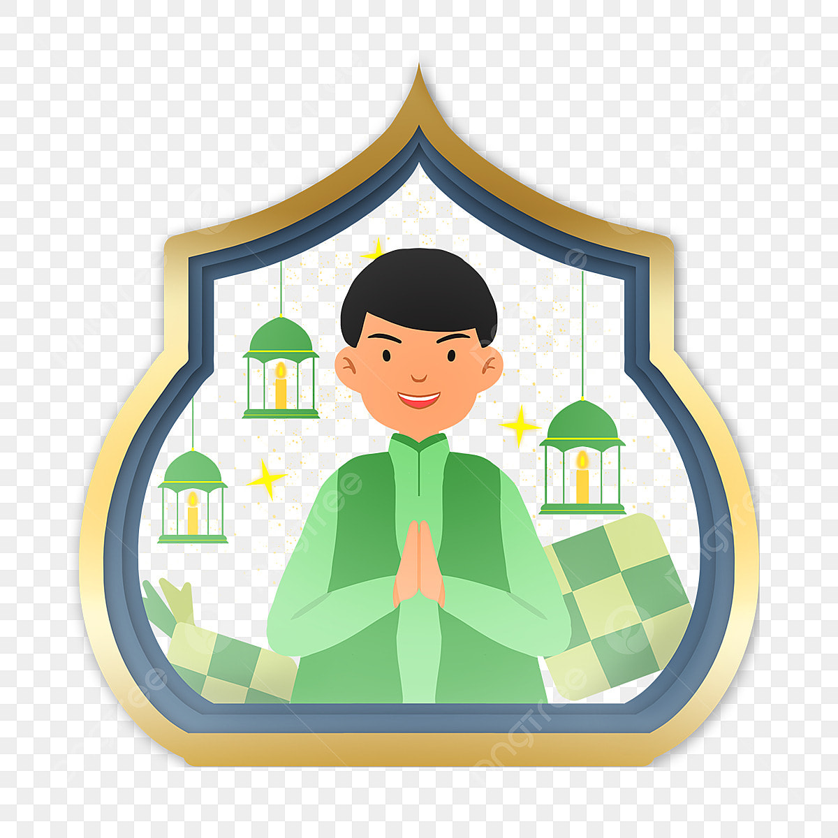 Twibbon Bergerak Idul Fitri 2025 Gratis