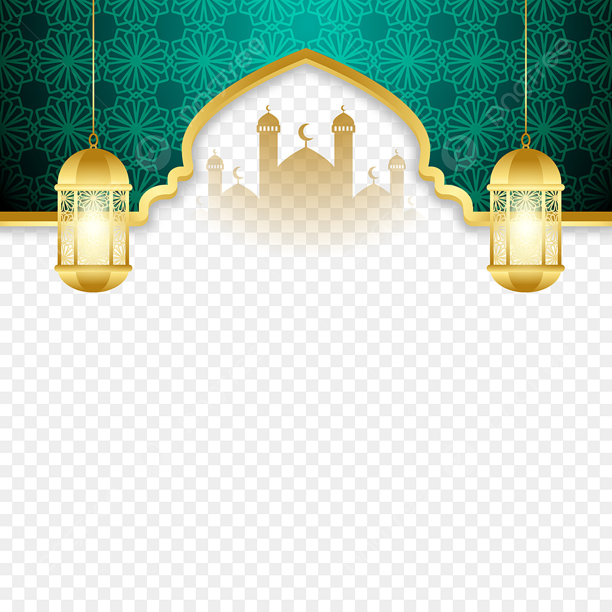 Background Idul Fitri 2025 3d