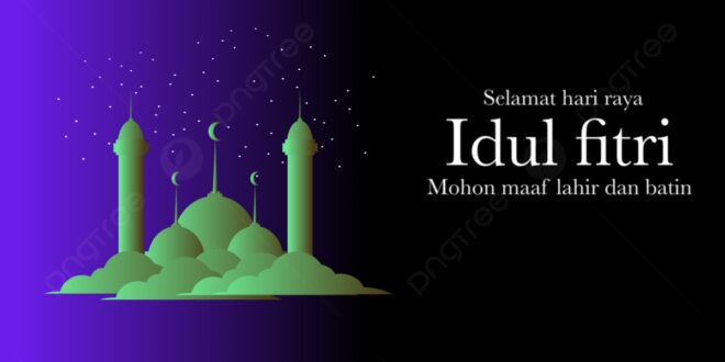 Backdrop Idul Fitri 2025