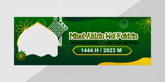 Desain Spanduk Idul Fitri 2025