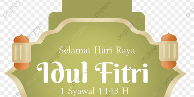 Background Ucapan Selamat Idul Fitri 2025