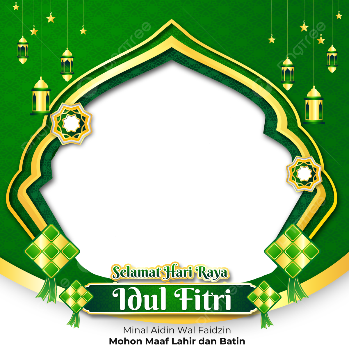 Template Twibbon Idul Fitri 2025