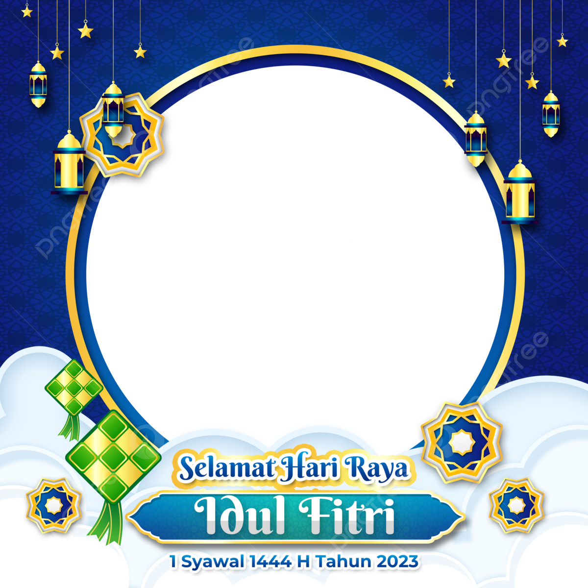 Twibbon Animasi Idul Fitri 2025 Gratis