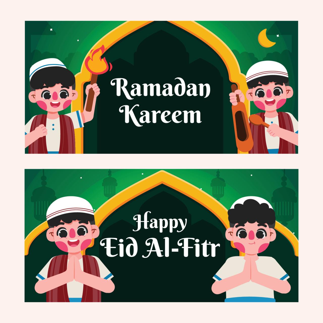 Banner ramadan kareem mosque silhouette vector vecteezy Banner ramadan kareem mosque silhouette vector vecteezy