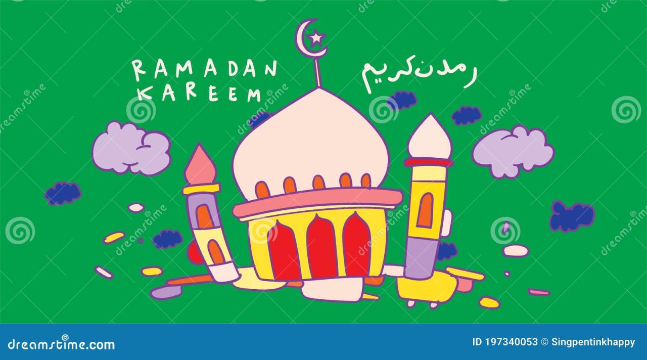 Poster Menyambut Bulan Ramadhan 2025 Anak Sd