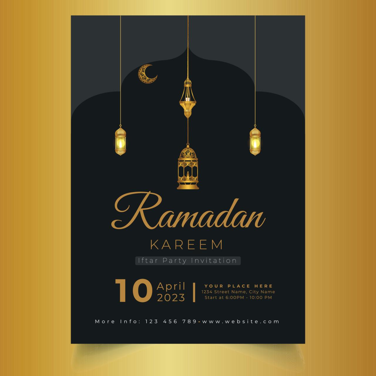 Poster Tarhib Ramadhan 2025