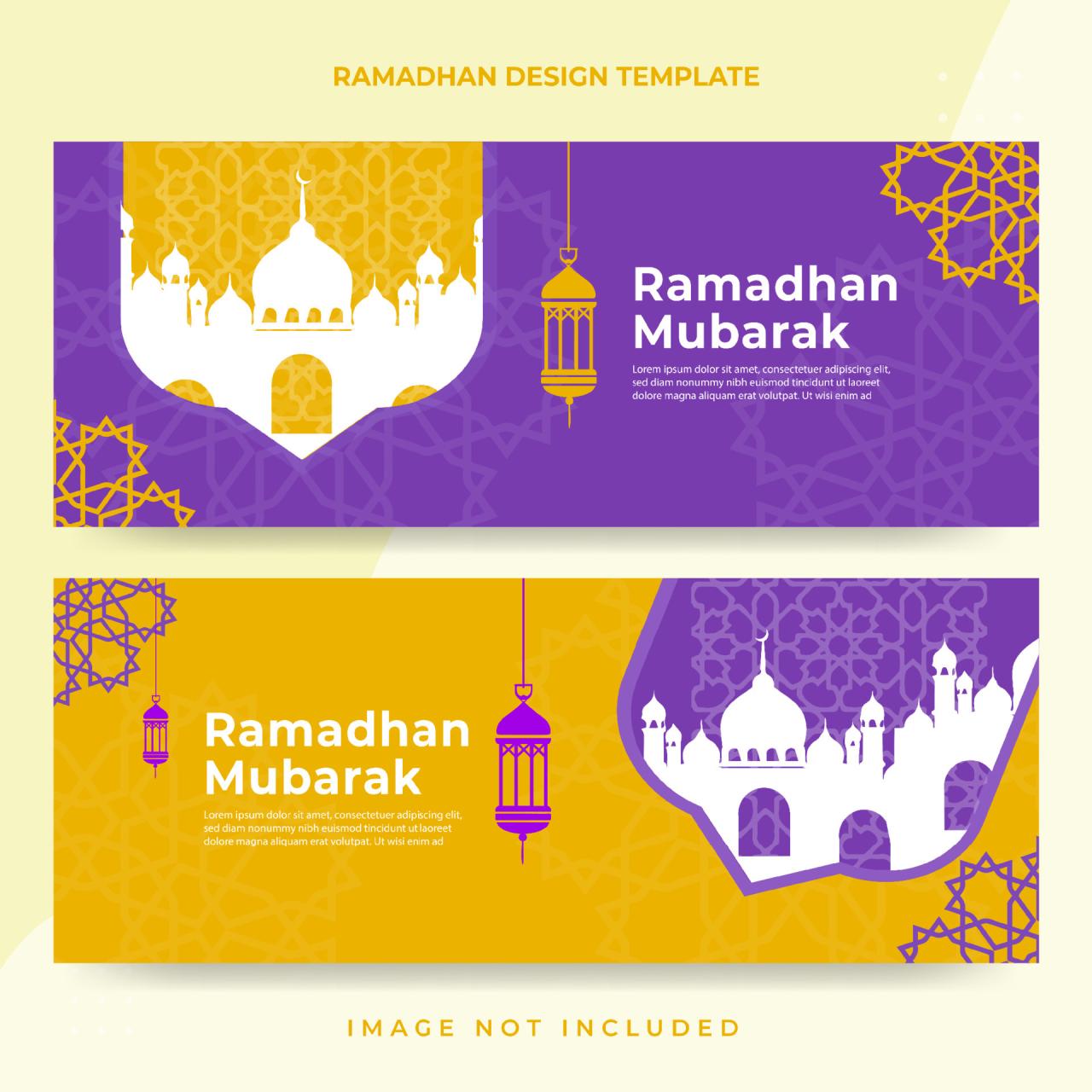 Spanduk Ramadhan Dan Idul Fitri 2025
