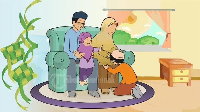 Gambar Animasi Idul Fitri 2025