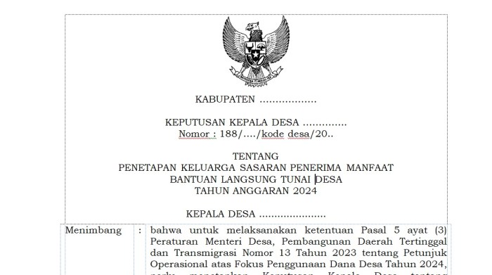 Info Bantuan BLT 2025