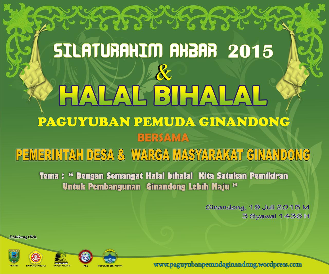 Halal bihalal idul fitri tema aktivitas pasca grup gaido kembali Tema Halal Bihalal Idul Fitri 2025