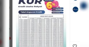 Tabel Angsuran Bank Jatim 2025 Non KUR