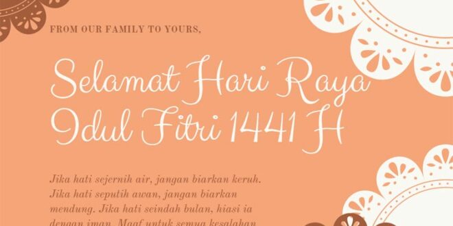 Kata Mutiara Ucapan Idul Fitri 2025