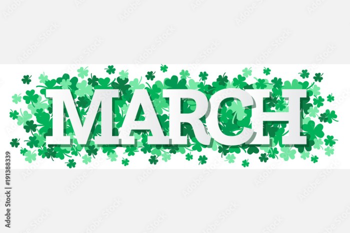 Bulan Maret Bahasa Inggris