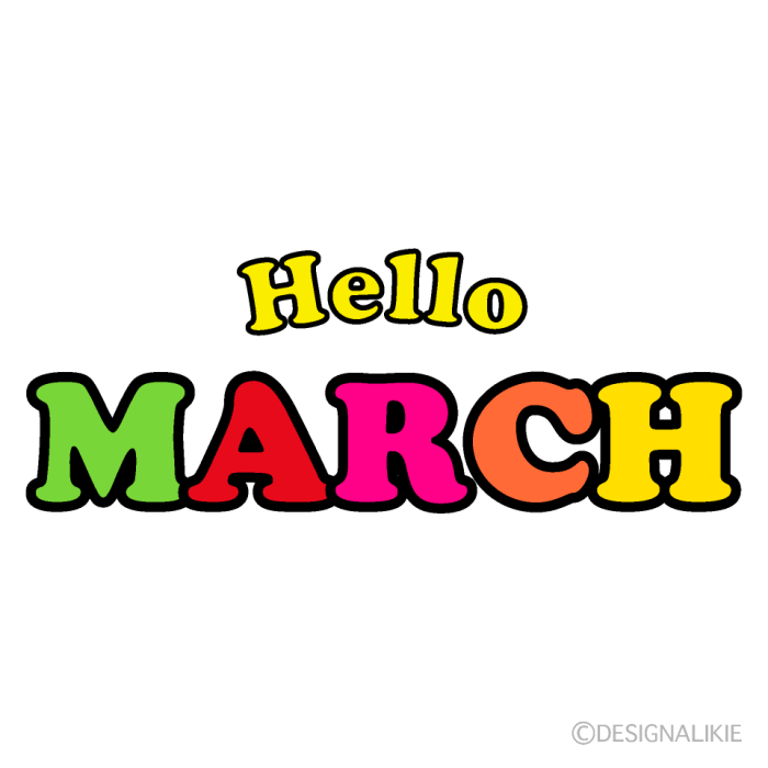 Bulan Maret Bahasa Inggris