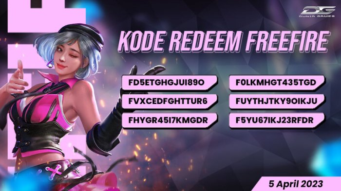 Kode Redeem FF 19 Maret 2025