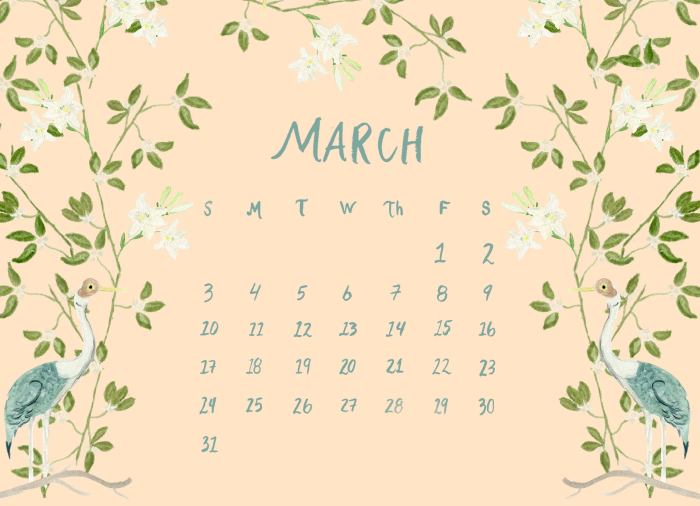 Bulan Maret Dalam Bahasa Inggris