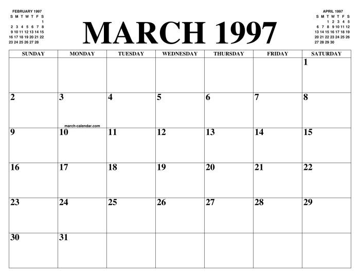 1997 calendar 2003 holidays old day calendars holiday was Kalender Maret 1997 Lengkap Dengan Weton