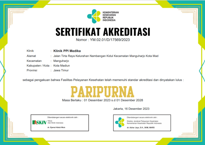 Klinik Guna Medika TKI 2025