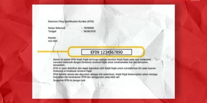 Cara Cek Efin Pajak 2025