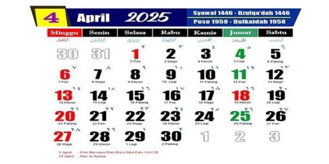 THR Maret 2025 Pns Golongan 4a
