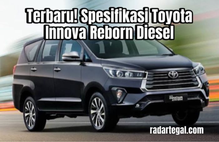 Pajak Mobil Innova Reborn 2025
