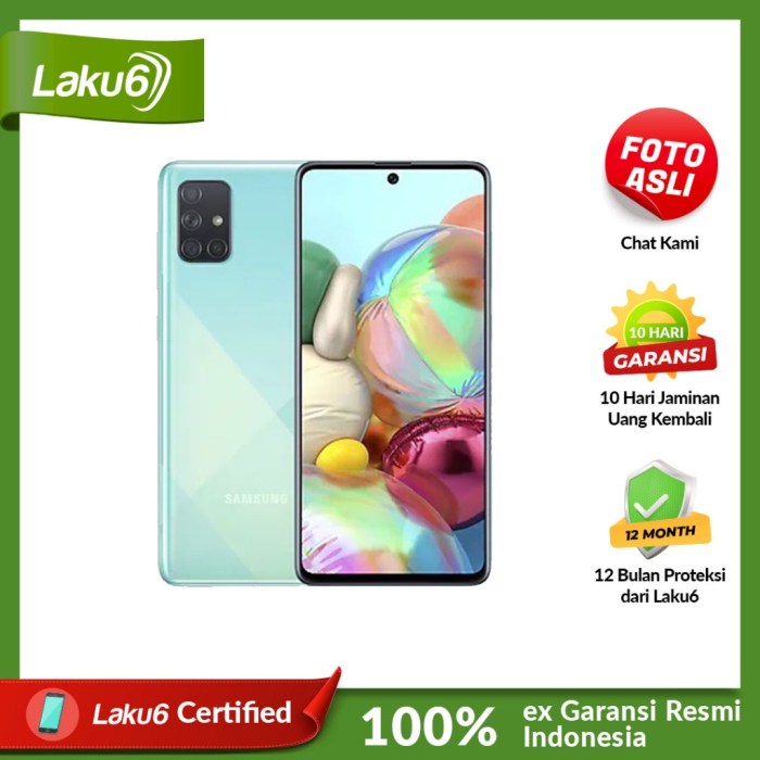 Harga Samsung A71 Maret 2025