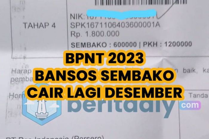 Bpnt Kapan Cair