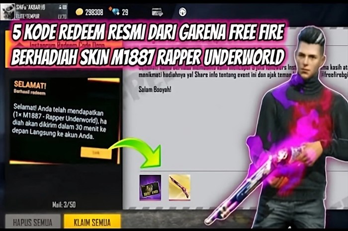 Kode Redeem FF 15 Maret 2025