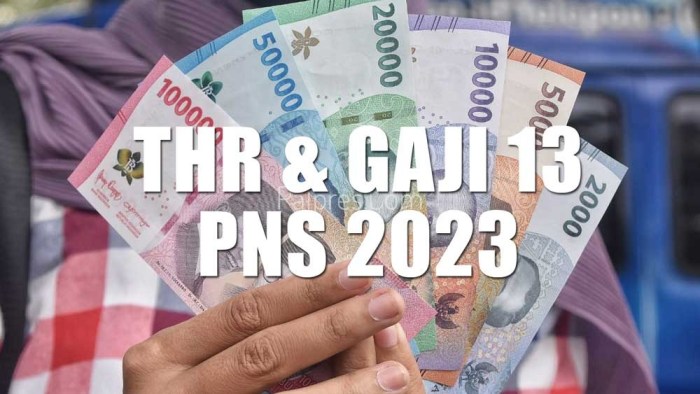 Pns THR Maret 2025 Dan Gaji 13