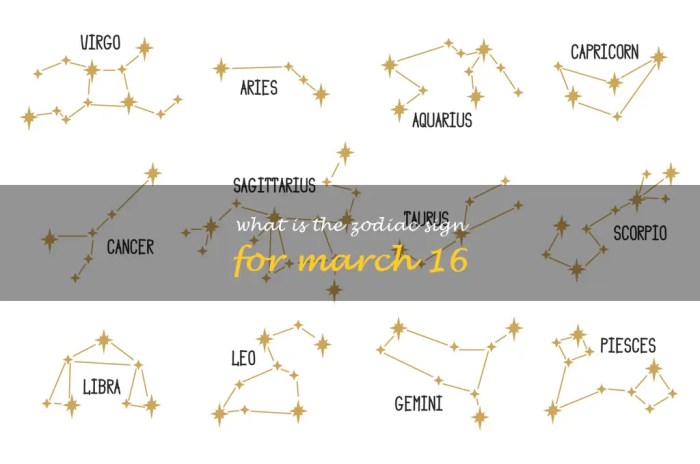 Tanggal 16 Maret Zodiak Apa