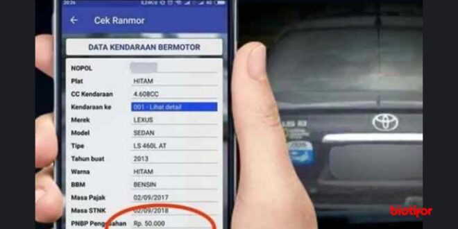 Cek Pajak Kendaraan Online Banten 2025