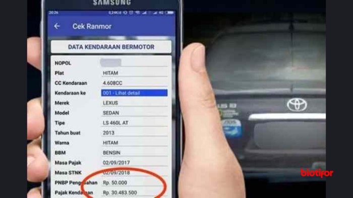 Cek Pajak Kendaraan Online Banten 2025