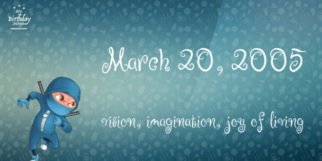March day what week 2005 was date