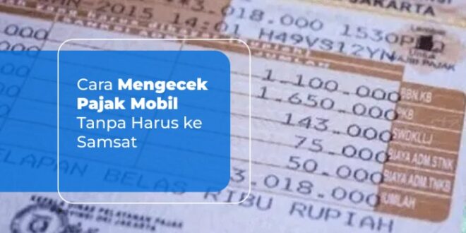 Cek Pajak Kendaraan Palembang 2025