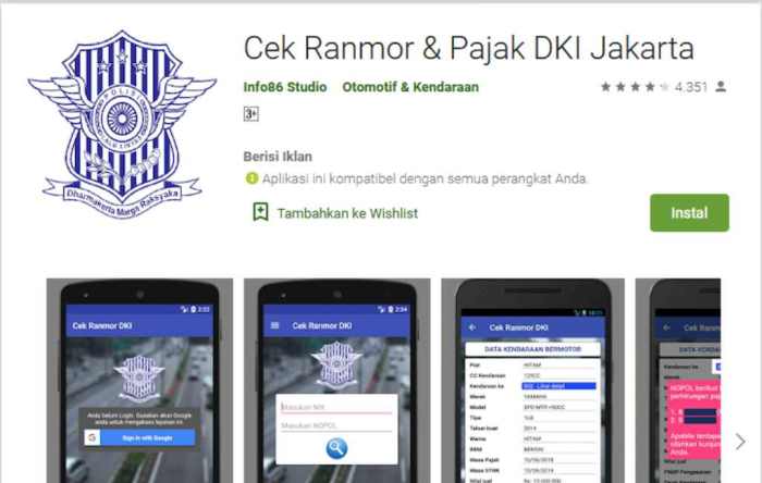 Cek Pajak Jakarta Online 2025