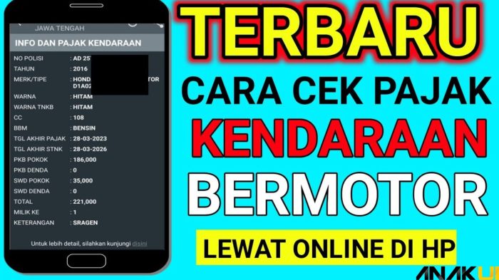 Cara Cek Pajak Motor Lewat Hp 2025