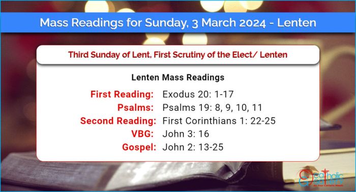 Bacaan Injil 17 Maret 2025