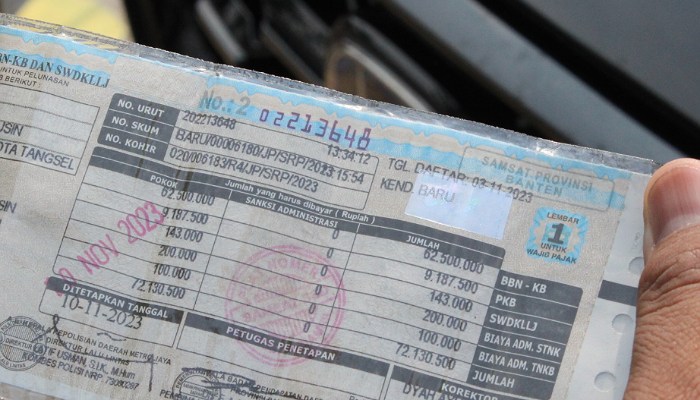 Cek Pajak Kendaraan Lombok 2025
