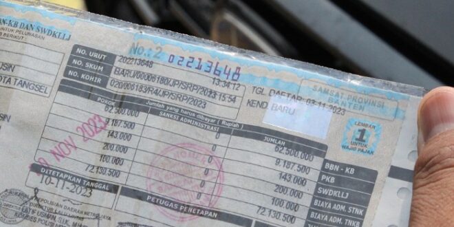 Cek Pajak Kendaraan Jateng 2025