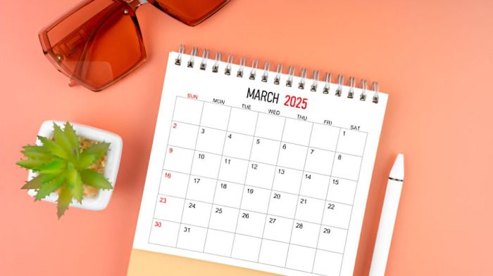 Bulan Maret Berapa Hari
