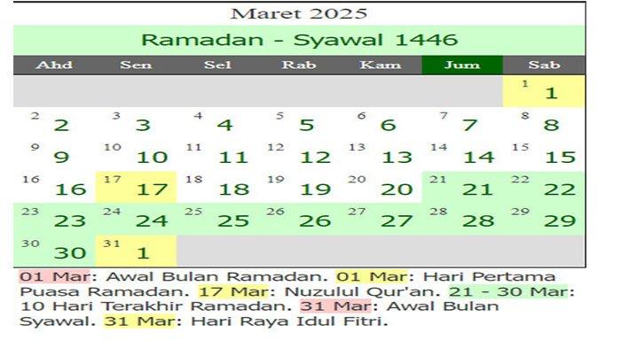 Hadiah THR Maret 2025 Lebaran Untuk Pelanggan